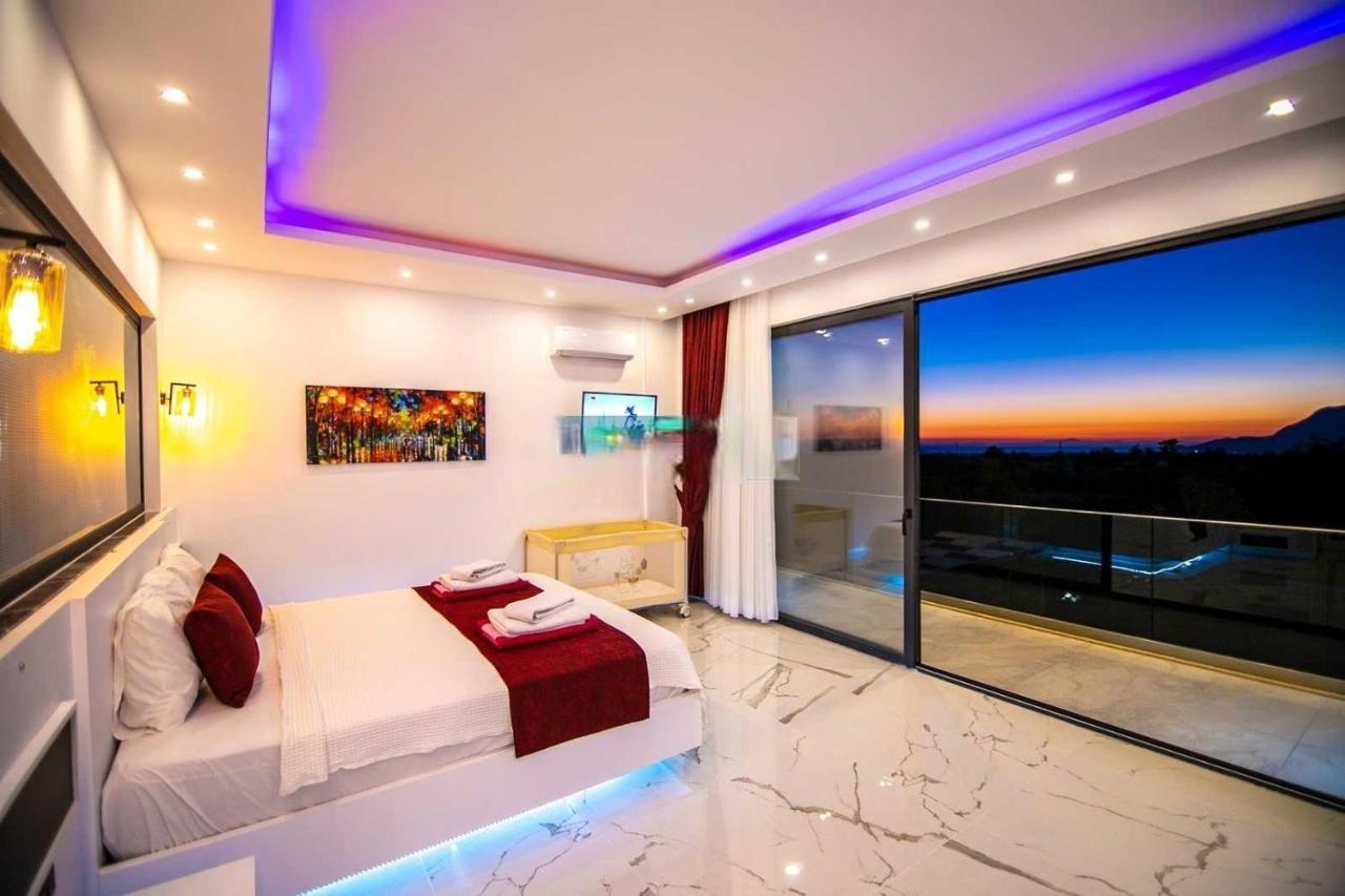 Villa Lycian-Kalkan 3 Bedroom-2 Jakuzzies-Sauna-Turkish Hamam-Huge Private Pool And Lovely Garden Kas Exterior foto